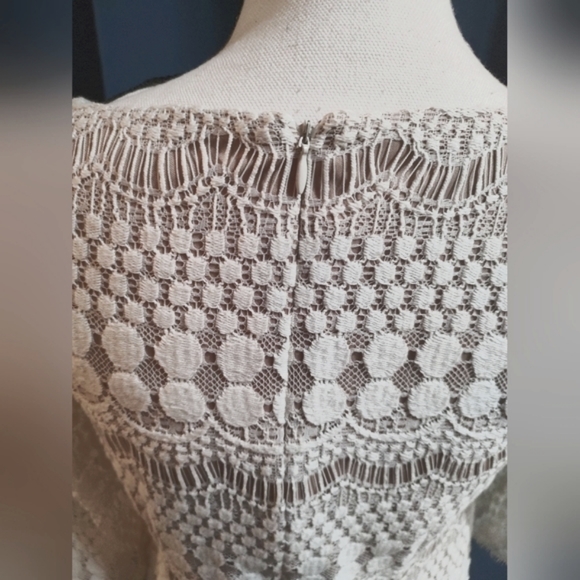 Jessica Howard brand size 10P lace boho/art deco/flapper style midi dress - Picture 12 of 13